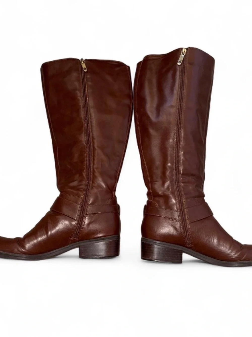 Tommy Hilfiger Brown Geneo fashion riding boot Size 7.5 women’s